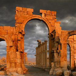 Monumental Arch, Palmyra, Syria.